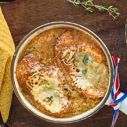 Französische Zwiebelsuppe