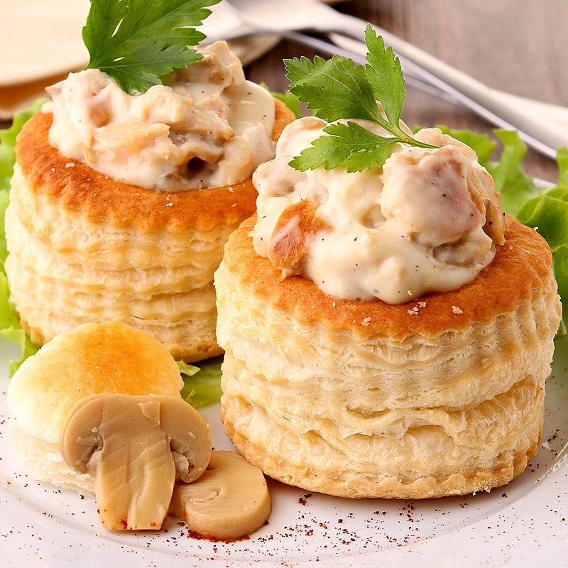 Chicken Pastry Shells