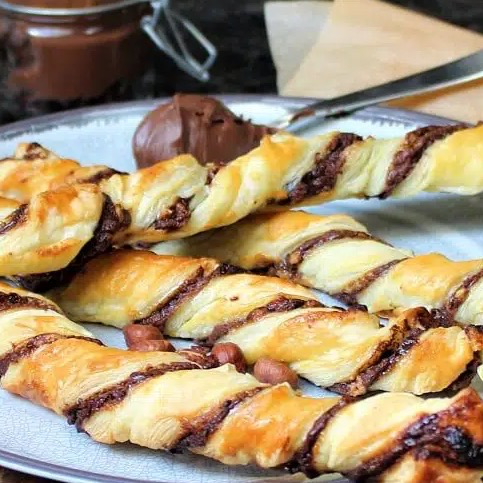 Blätterteig mit Nutella