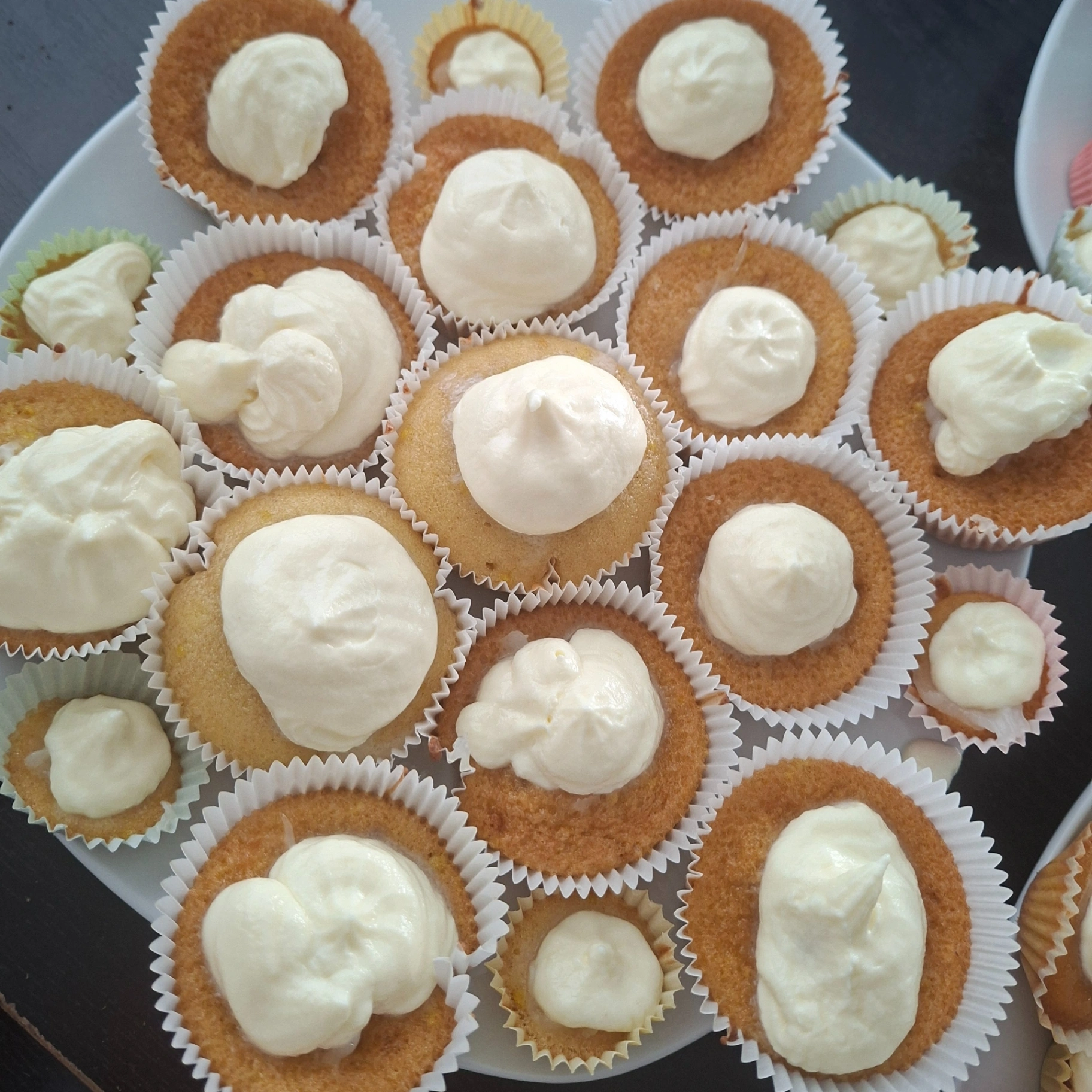 Limoncello pudding cupcakes