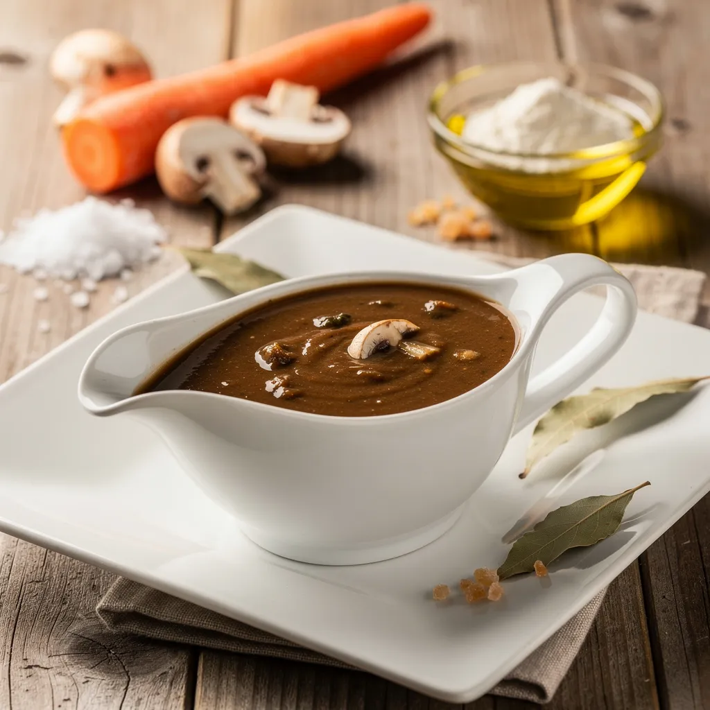 Die vielleicht beste vegane Bratensauce