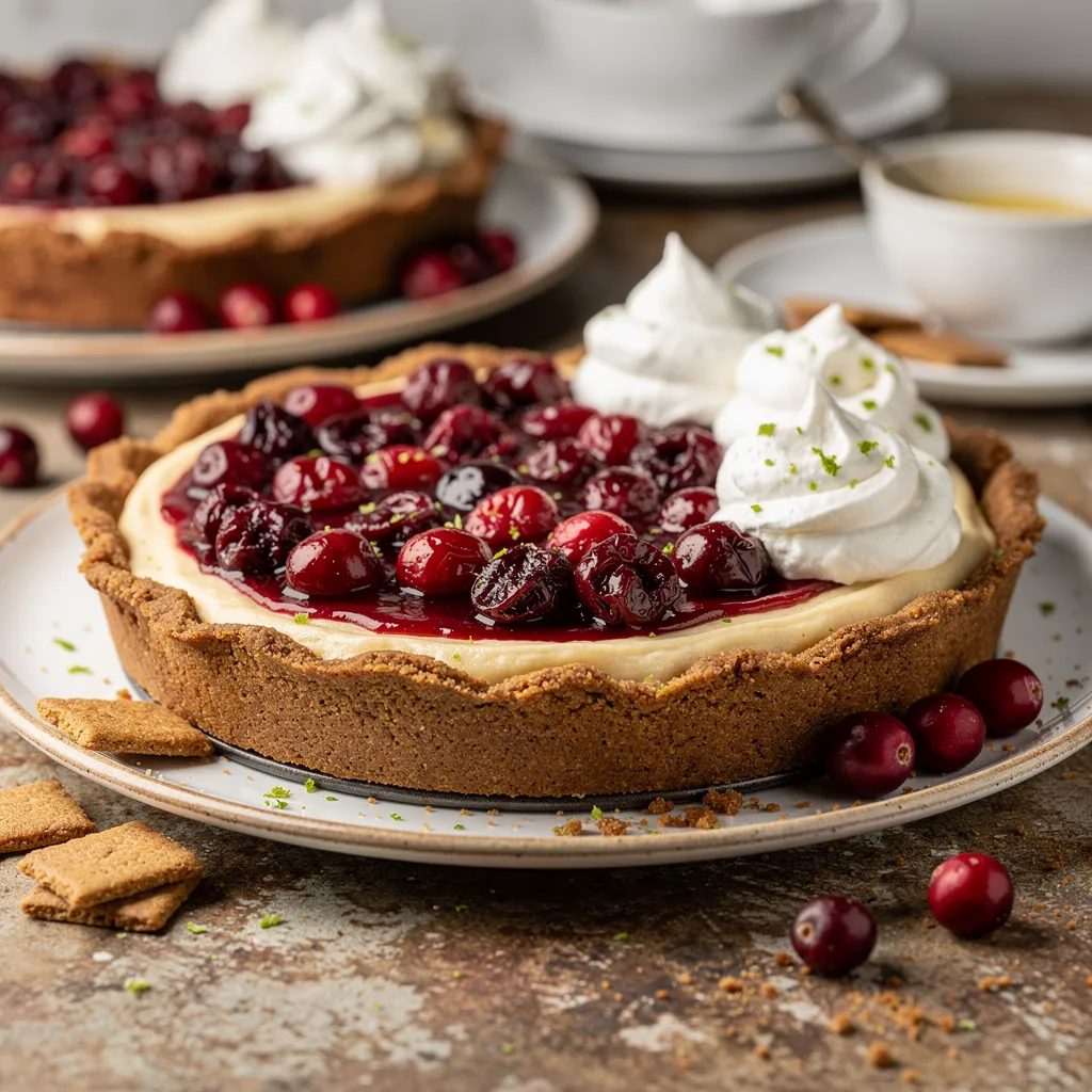Cranberry-Lime Pie