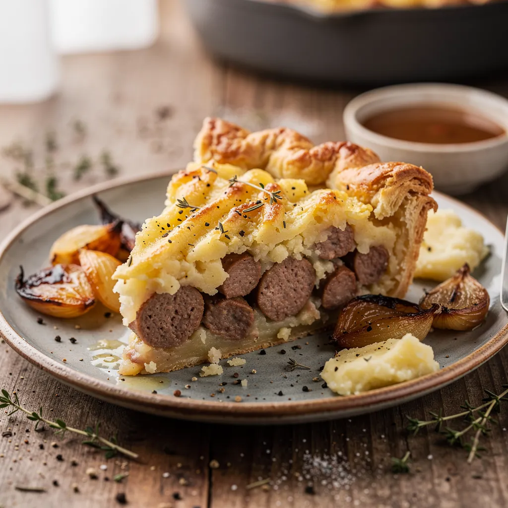 Sausage and Mash Pie