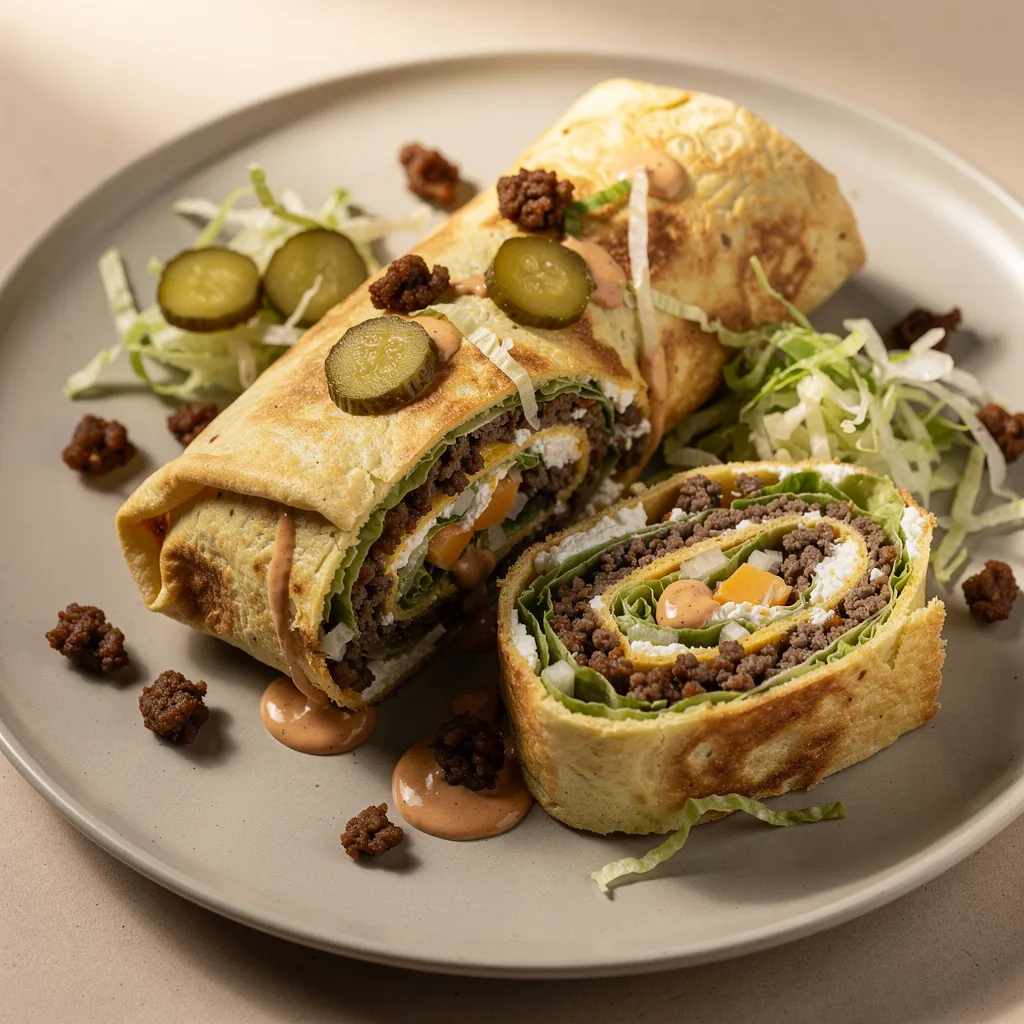 High Protein Big Mac Rolle