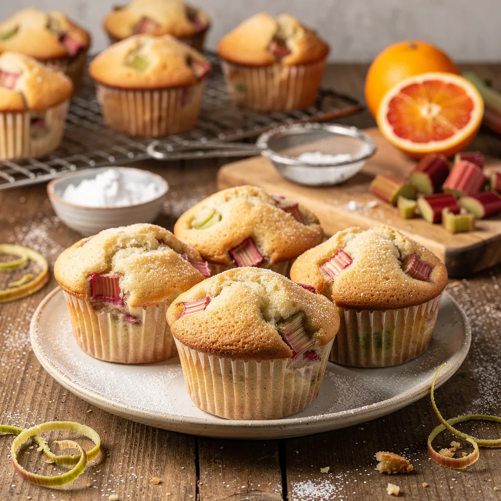 Rhabarber Muffins