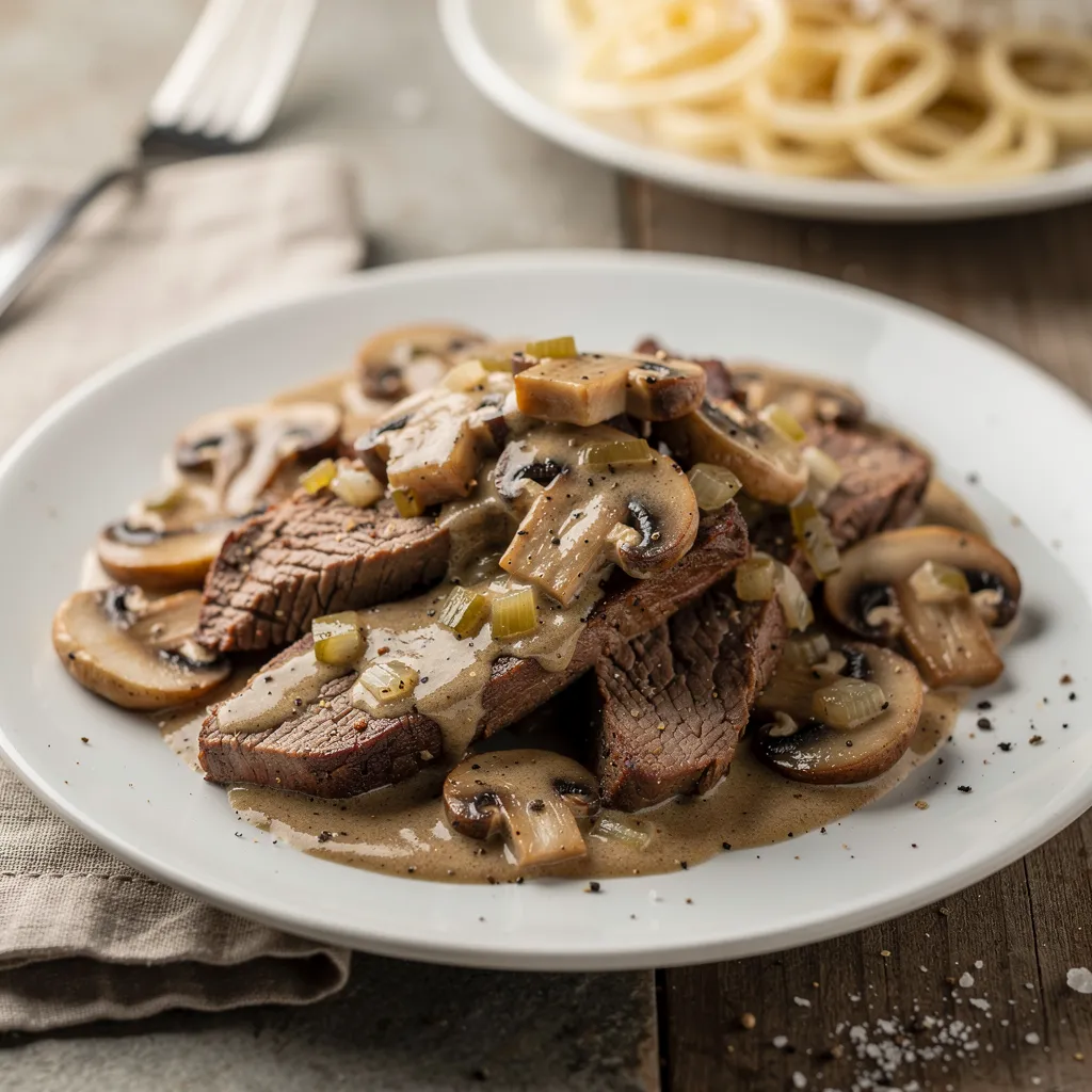 Beef Stroganoff