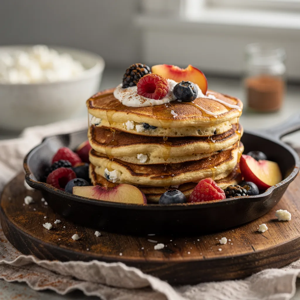 Cottage Cheese Pancakes