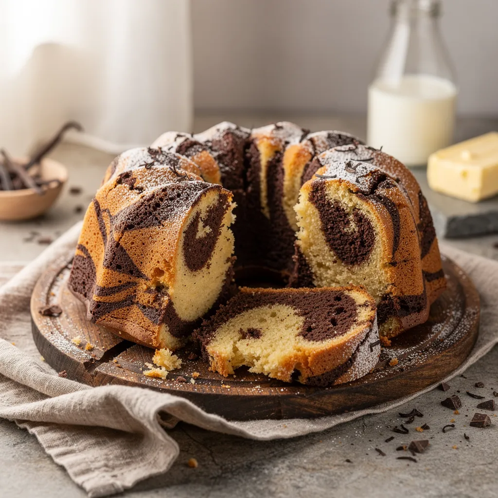 Vanille-Schokoladen-Kuchen