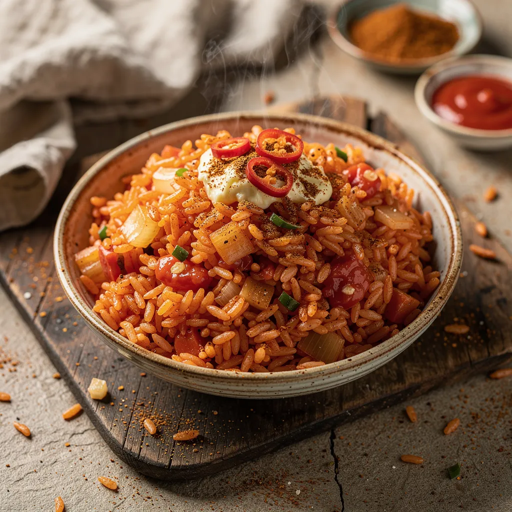 Jasminreis mit Taco-Gewürz