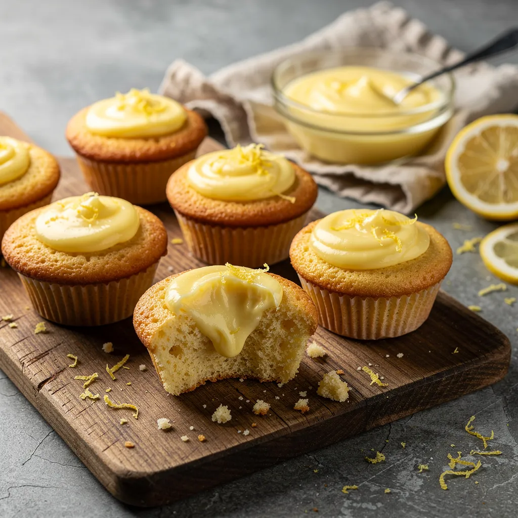 Limoncellopudding Cupcakes