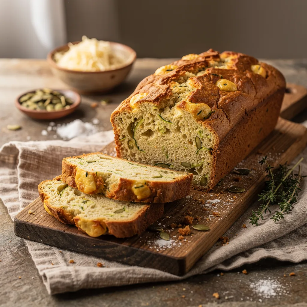 Zucchini-Käsebrot