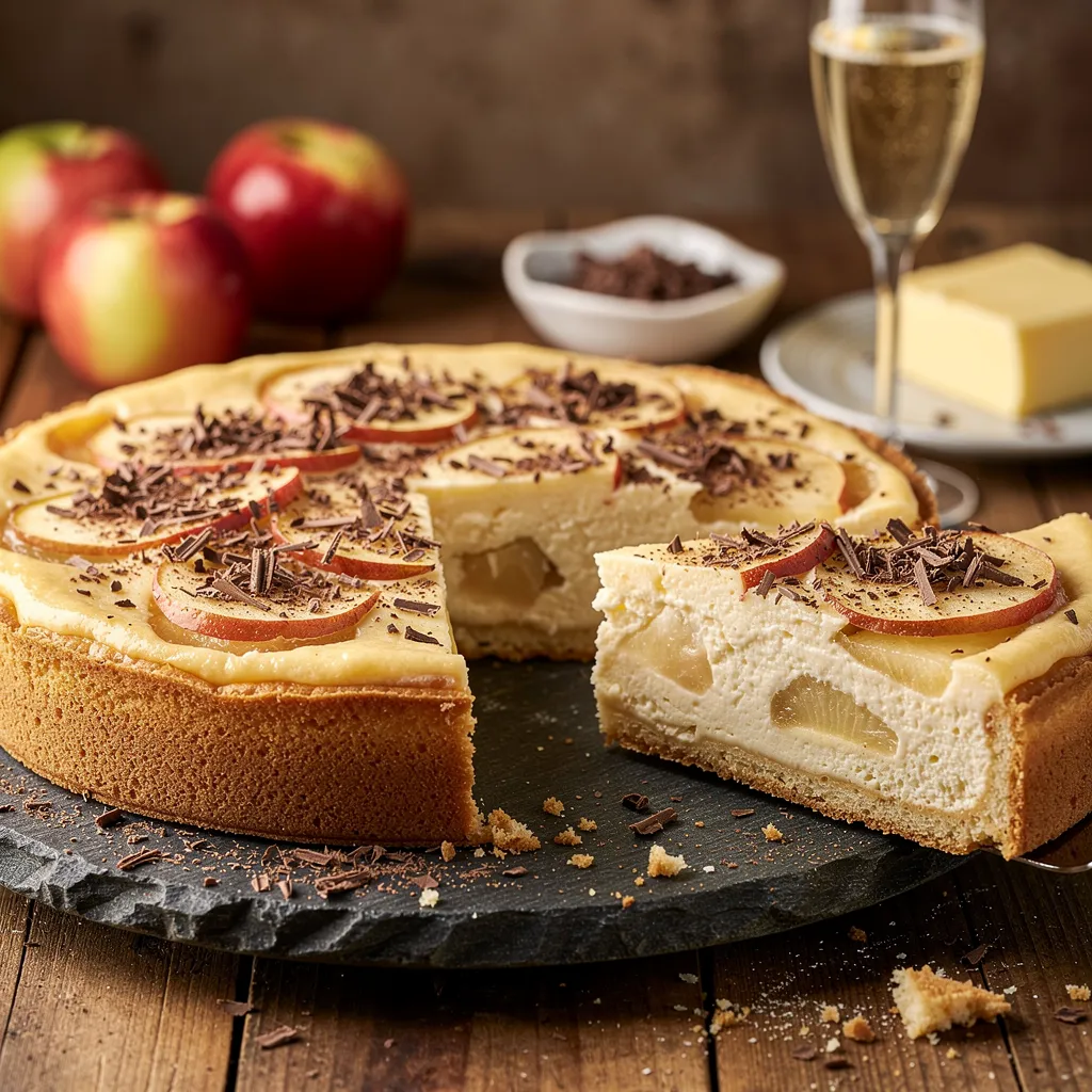 Apple Sparkling Wine Cake