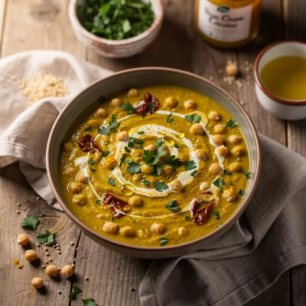Hirse-Kichererbsen-Suppe